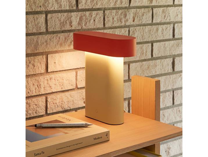 Hübsch Designer Tischlampe Sleek, dimmbar, grün, für Wohn- / Esszimmer, Metall, Design, Tischlampe