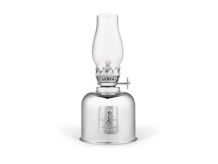 Solstickan Design Lampe à pétrole Solstickan Argent, Ø8,5x20cm