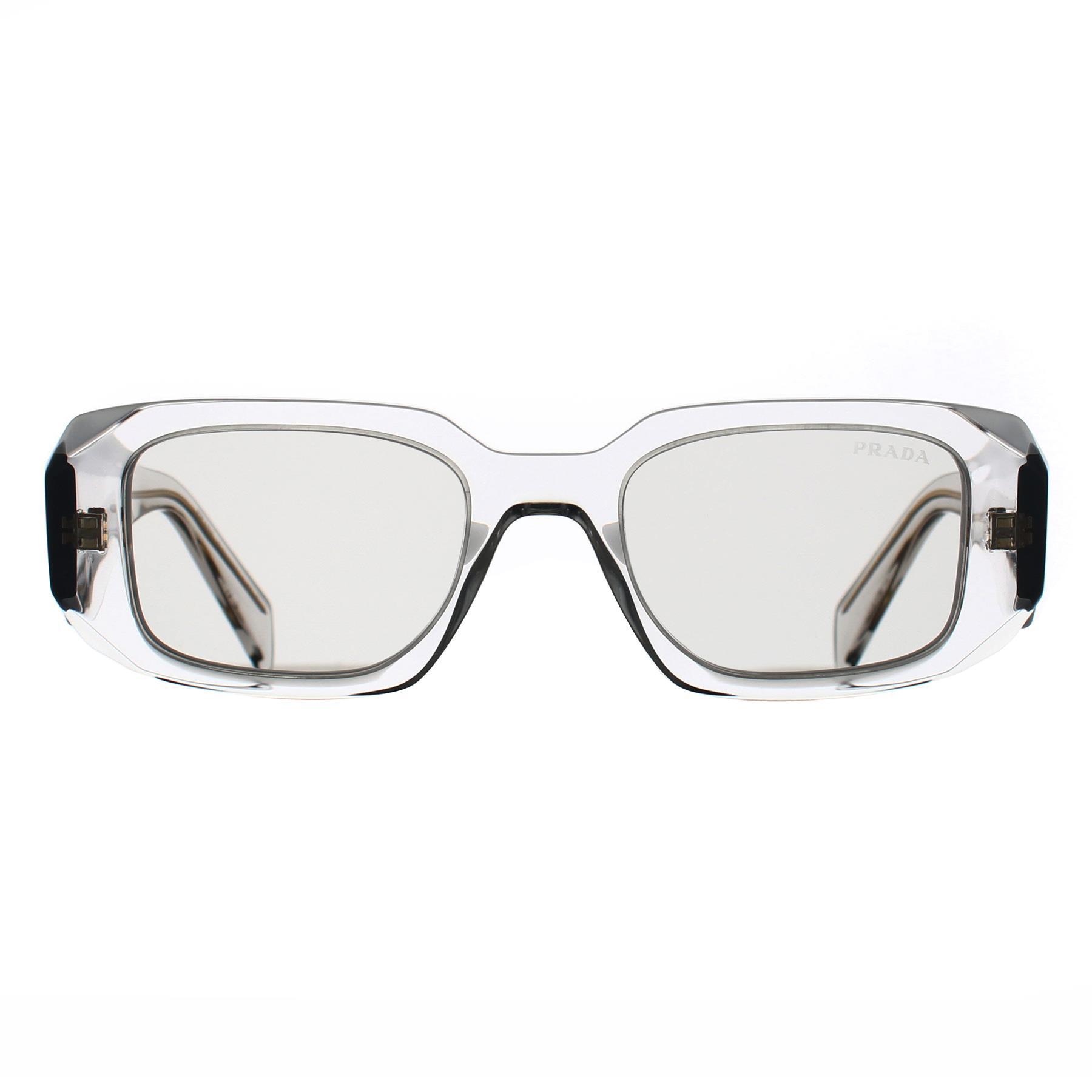 Prada PR17WS 12R30B transparant grijs lichtgrijze zonnebril