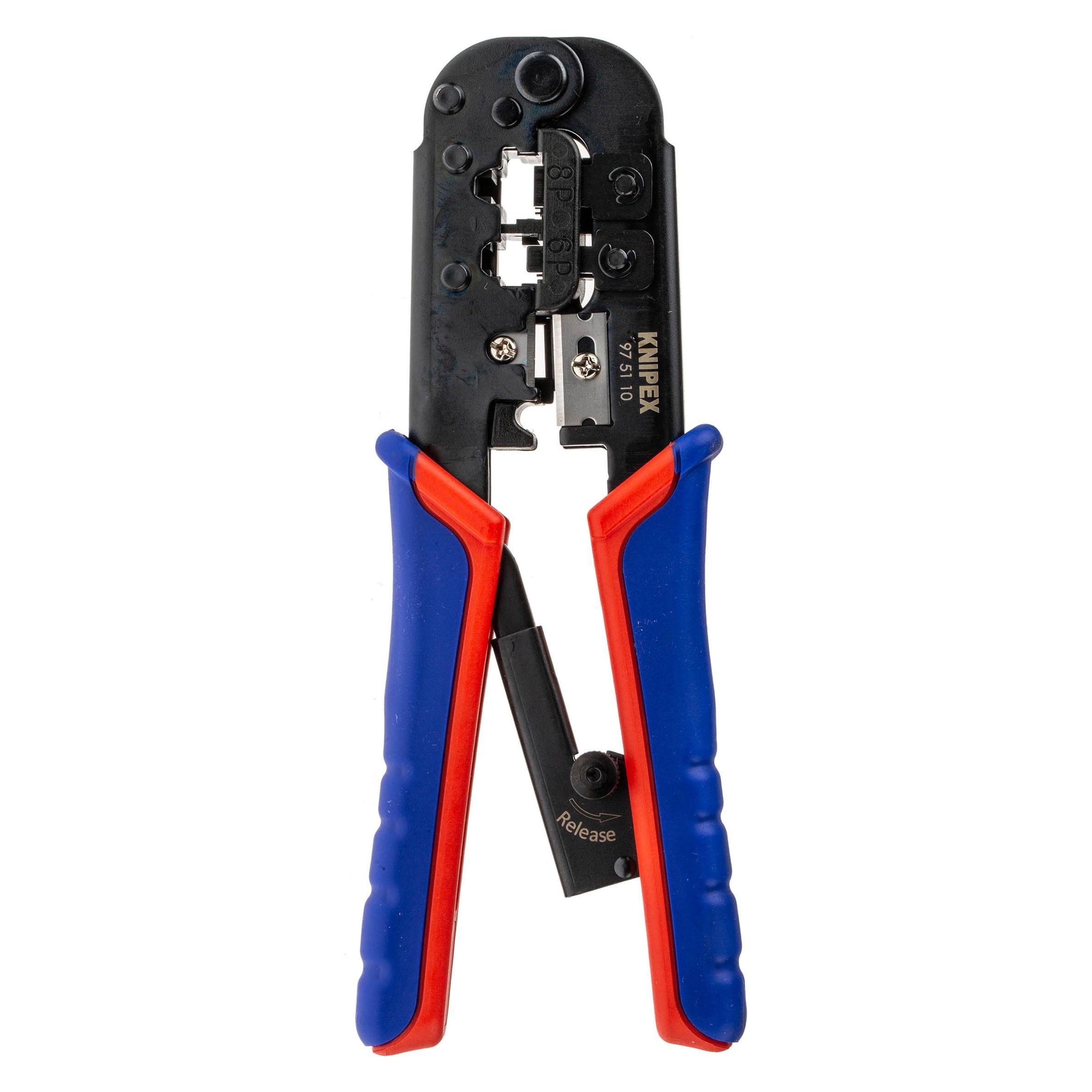 Knipex Crimpzange für Westernstecker (190 mm) (97 51 10)