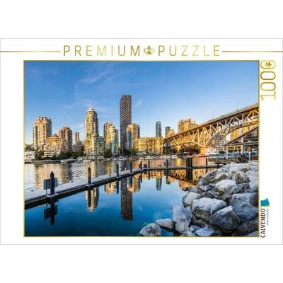 CALVENDO Puzzle Vancouver Impression von Granville Island | 1000 Teile Lege-Größe 64x48cm Foto-Puzzle für glückliche Stunden