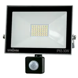 LED Scheinwerfer mit Bewegungssensor KROMA 30W GRAU 4500K 2400lm IP65 IDEUS 03606