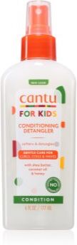 CANTU For Kids Care Detangler spray para fácil penteado de cabelo para cabelos ondulados e encaracolados 177 ml. For Kids Care Detangler