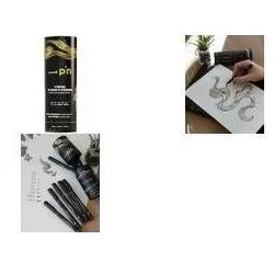 Uni-ball, Schreibstifte, Fineliner uni pin, 9er Köcher wasserbeständige, pigmentierte Tinte, Kappe mit Metall-Clip (9x)