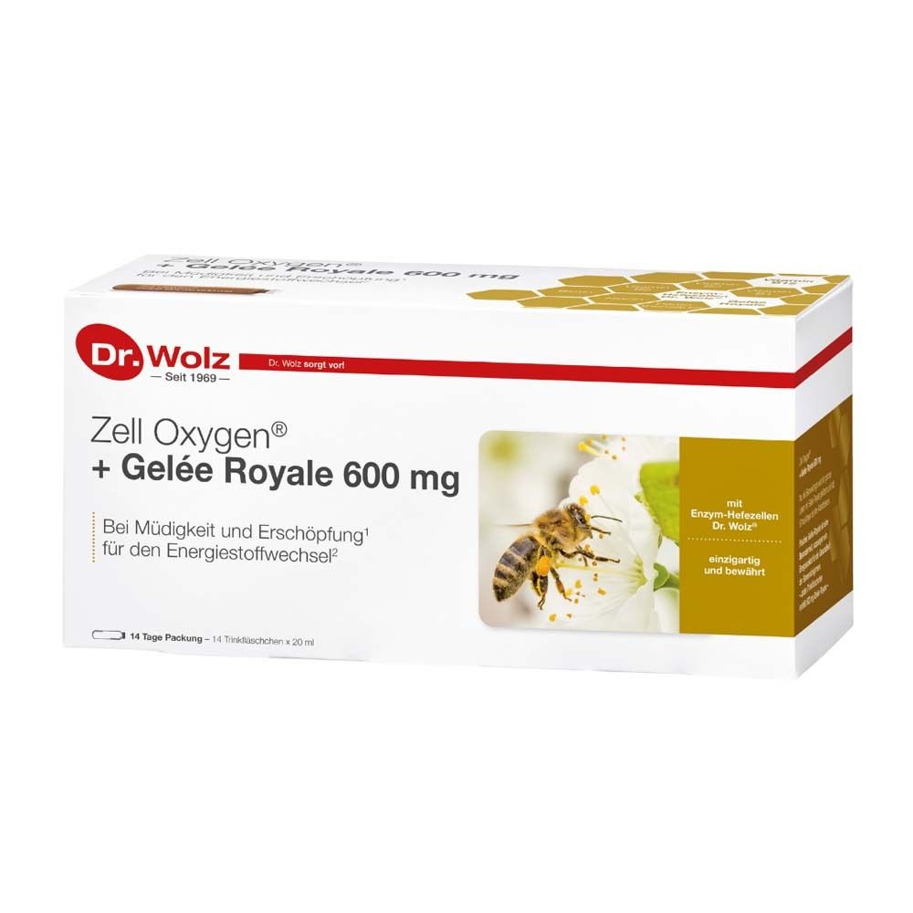 Zell OXYGEN+Gelee Royale 600 mg Trinkampullen 14x20 ml