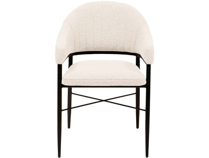 Armlehnstuhl, Stoff, Pearl, 56×62×83 cm, Gepolstert, Modern, OMG DESIGN