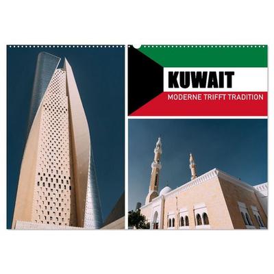 Kuwait - Moderne trifft Tradition (Wandkalender 2027 DIN A2 quer), CALVENDO Monatskalender