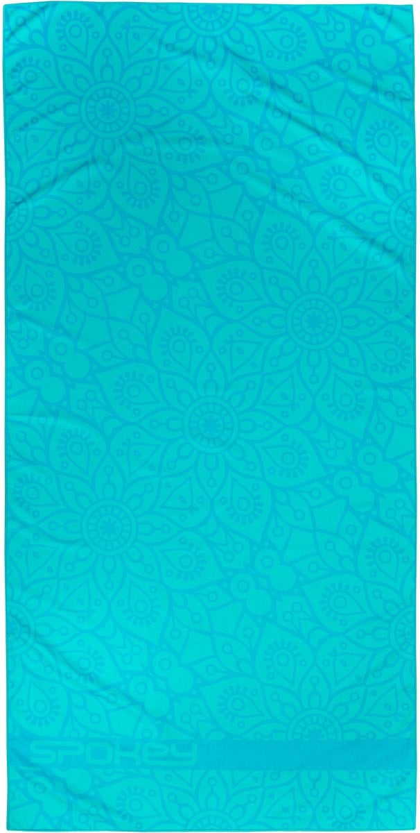 Spokey MANDALA Strandhanddoek - Turquoise/Blauw - Sneldrogend - B: 80 cm, L: 160 cm