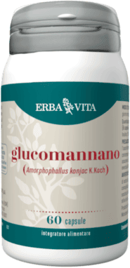 Erba Vita Glucomannano Integratore Intestinale 60 Capsule