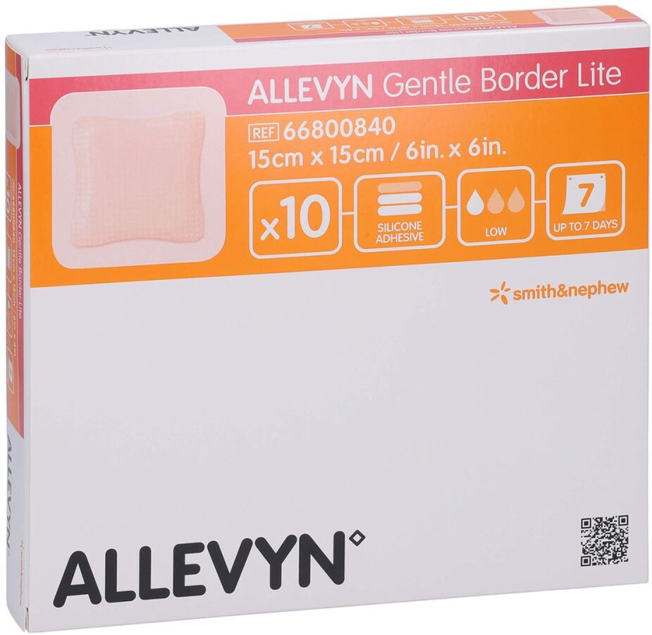 Allevyn Gentle Border Lite 15x15 cm Schaumverb.