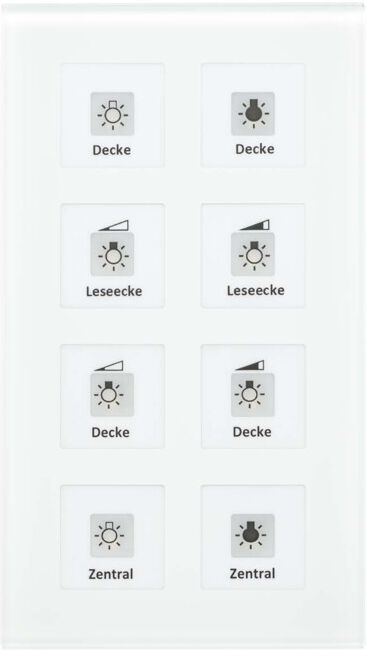 MDT technologies Capteur de verre Plus 8 voies blanc BE-GT08W.01 (BE-GT08W.01)