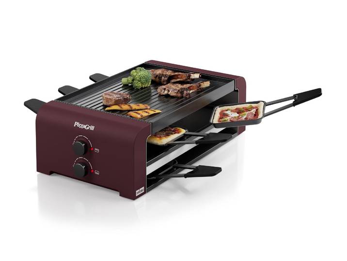 STÖCKLI Raclette 6 Personen , braun (merlot, rot, schwarz), Raclettes, Raclette