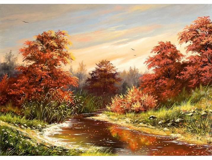Papermoon Herbstlandschaft