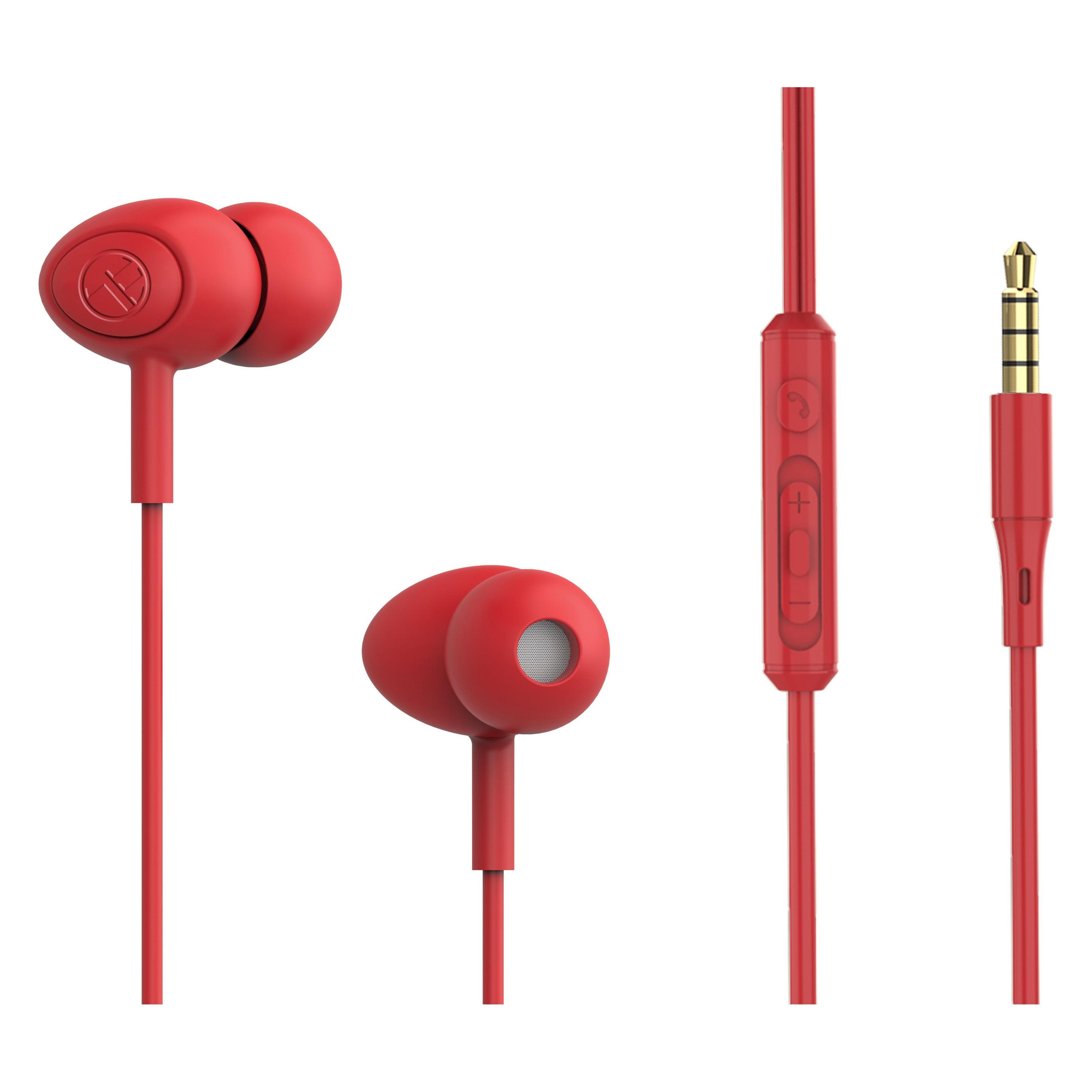 Tellur Basic Gamma wired in-ear headphones red (Kabelgebunden) (TLL162301)