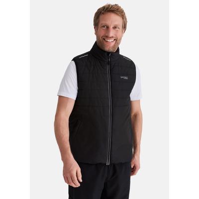 Steppweste STOOKER MEN "HENRIK Weste", Herren, Gr. M, schwarz, Stoff, 100% Polyester, regular fit, Westen Steppweste