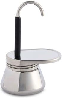 Fino Single-Serving Stovetop Espresso Coffee Maker, Stainless Steel, Brews 1.7-Ounces