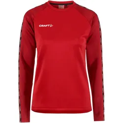 CRAFT Squad 2.0 Crewneck Trainings-Top Damen 430476 - bright red/express XS