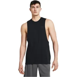UNDER ARMOUR Left Chest Cut-Off Tanktop Herren 001 - black/black S