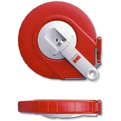BMI Rahmenserie Stahlbandmaß (weißlackiert) 13mm 20m Kapsel Radius - 501214020AF