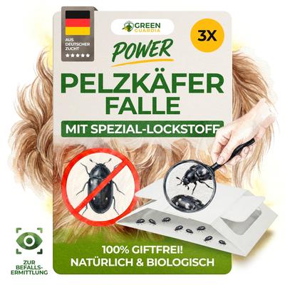 Green Guardia Pelzkäfer Falle mit Spezial-Lockstoff: 3