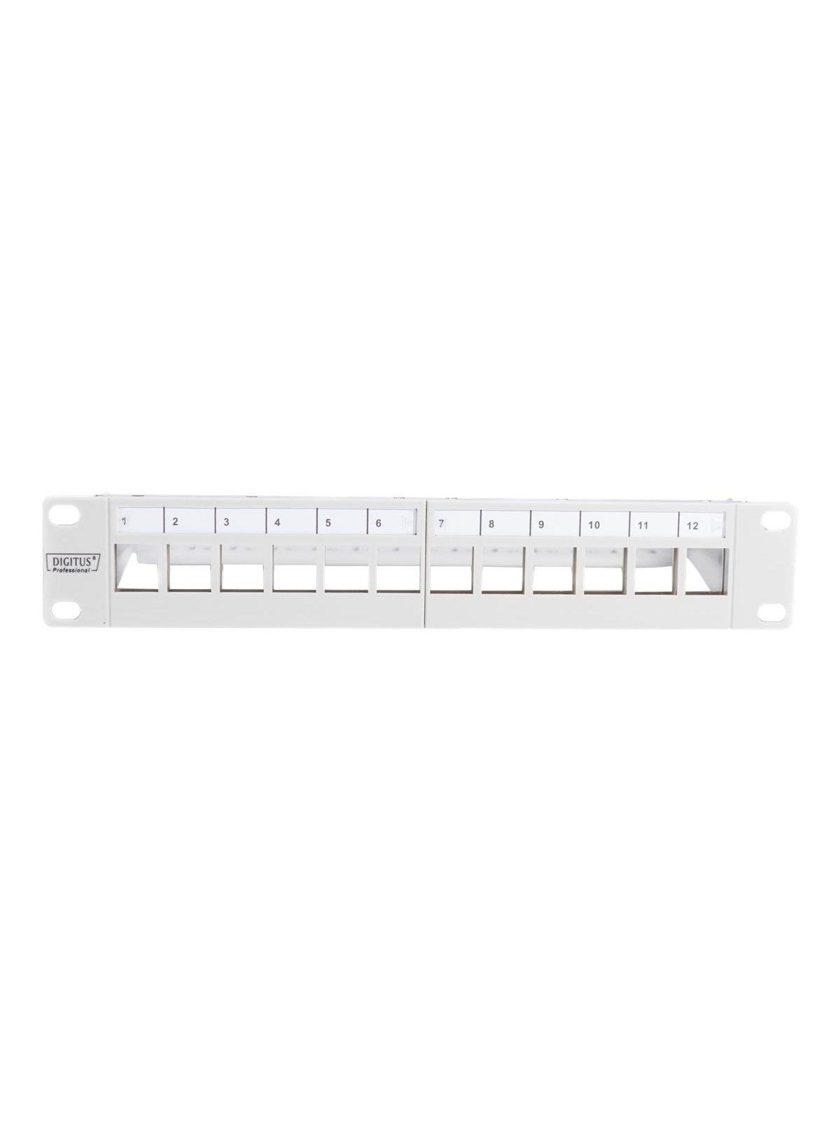 DIGITUS DN-91419 - 12-Port Modular Patch Panel