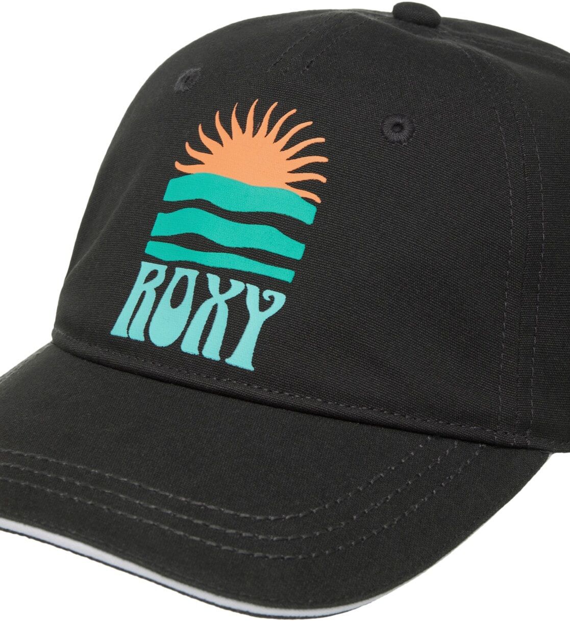 Flex Cap ROXY "Live Forever", Damen, schwarz (phantom), Obermaterial: 65% Baumwolle, 35% Baumwolle., Caps Flex Cap
