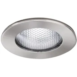 Paulmann 98449 Möbeleinbauleuchten Micro Line Structure rund 66mm 12V dimmbar Eisen gebürstet