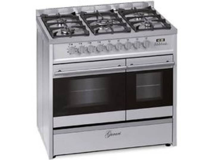 Cuisinière gaz pose libre 90 cm GURARI GCH E 916 X - 90 cm - 2 fours - 8 fonctions