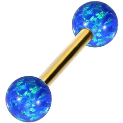 Chirurgenstahl Barbell SYNTHETISCHE OPALE