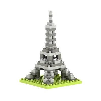BRIXIES 200151 - Kleiner Eifelturm, 3D Konstruktionsbausatz aus Ministeinen, 90 Teile