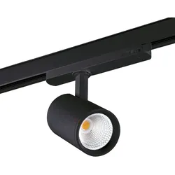 Kanlux LED-Stromschienen-Strahler "ACORD" 18W 930 60° UGR<19 Schwarz