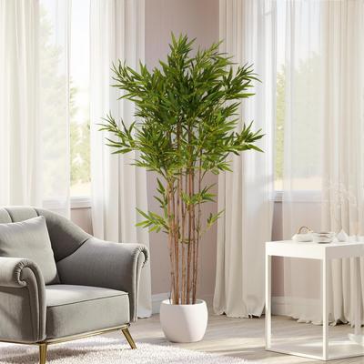 Christopher Knight Home - Martinez Artificial Bamboo with Black Plastic Pot