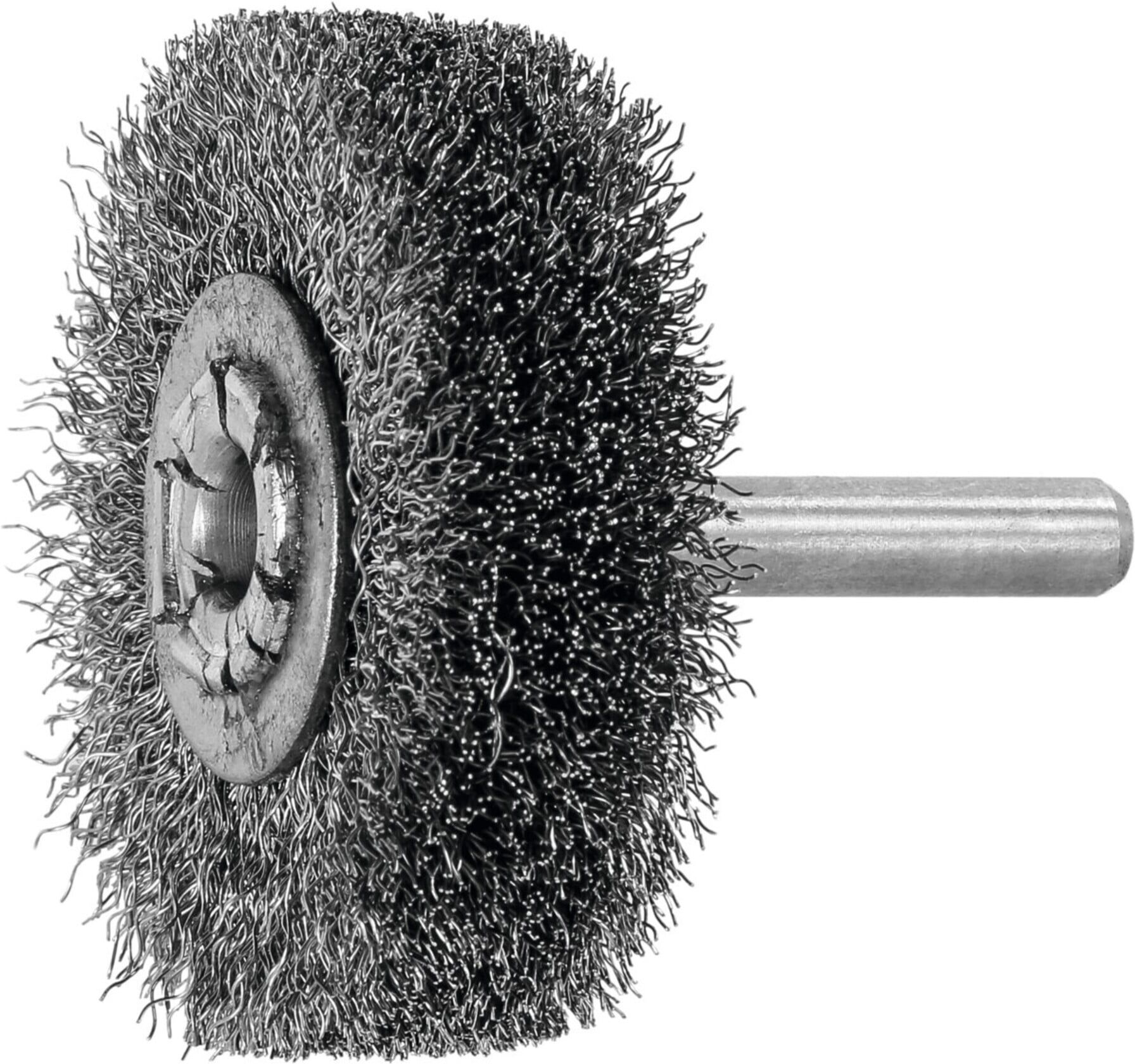 Lessmann Schaft-Rundbürste INOX-Komplett 0,20 mm, Bürsten-⌀xBesatzbreite: 50X15 mm (415301)