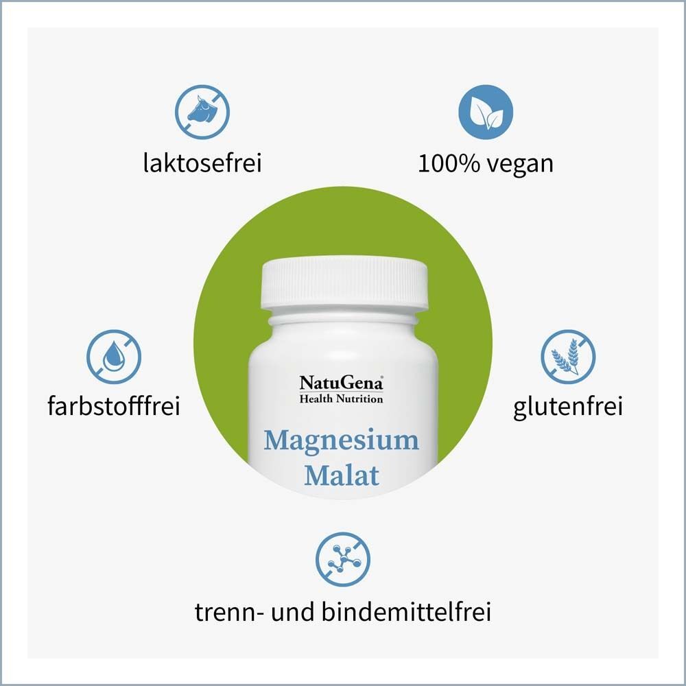 NatuGena Magnesium-Malat Kapseln 120 St