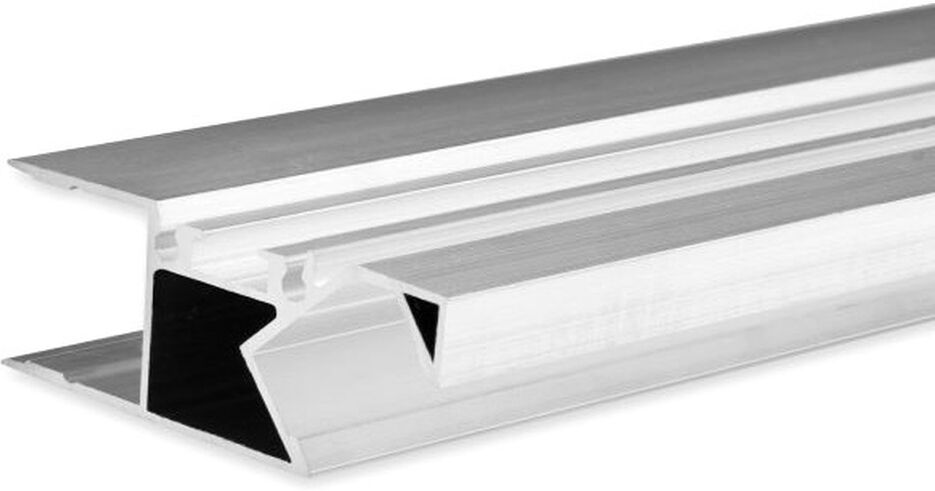 Isoled Led Aufbauleuchtenprofil Hide Async Aluminium Eloxiert, 200cm