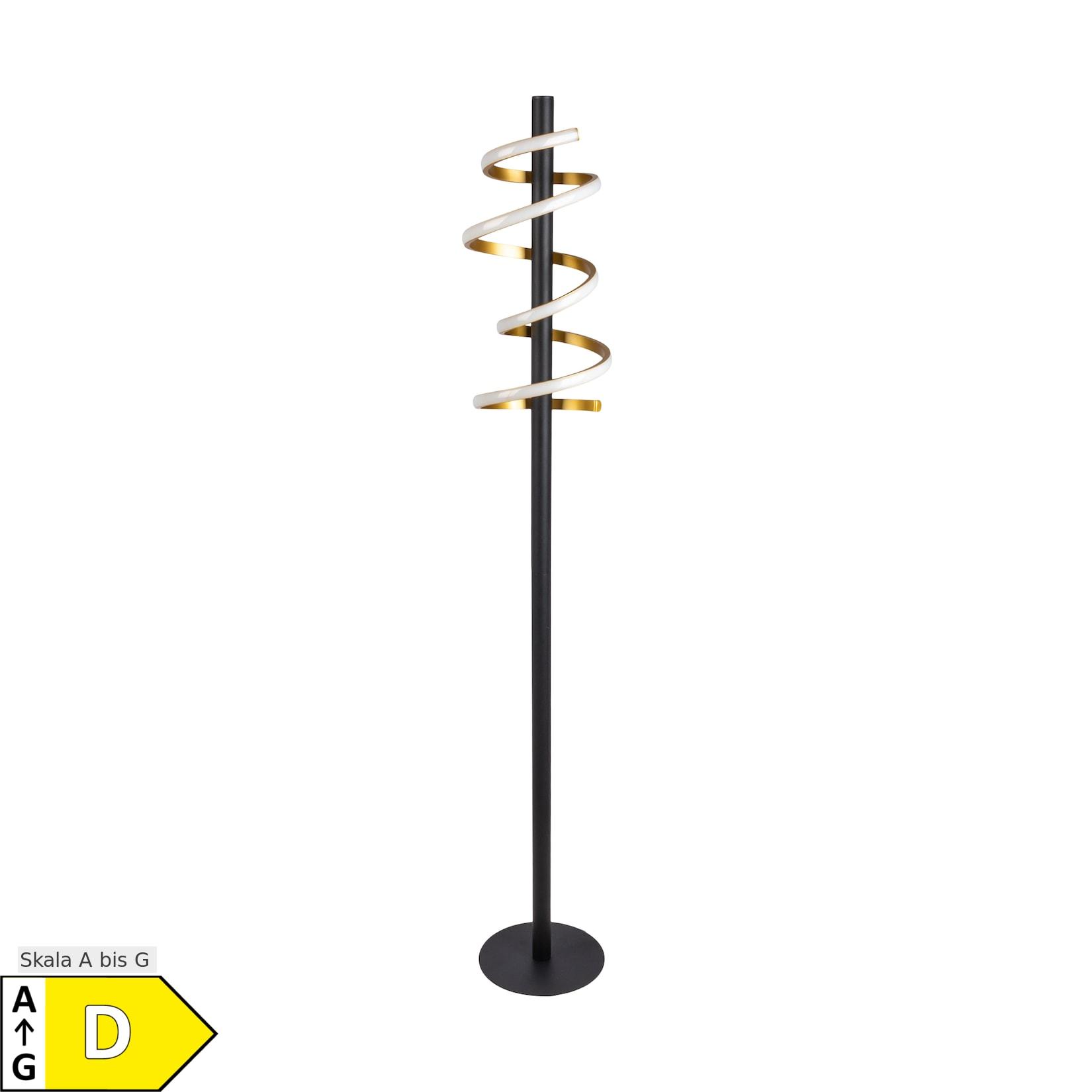 Näve LED-Stehleuchte "BELLEZA" H: 140cm gold