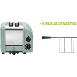 Classic Toaster Premium 2-Schlitz inkl. Gratis Sandwichzange Eukalyptus
