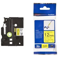 Brother Original P-Touch Farbband schwarz auf gelb (TZE-FX631)