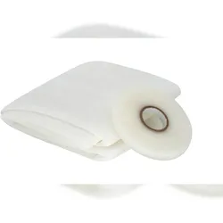 APANA Fliegengitter Insektenschutz Fenster bodentief ohne Bohren Klettband Mückengitter Gaze französischer Balkon kürzbar weiß 100 x 120 cm