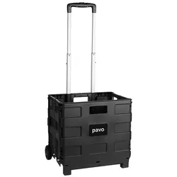 Pavo Transportwagen 25 kg schwarz, 36x31 cm
