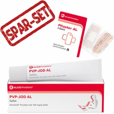 ALIUD Pharma GmbH PVP-Jod AL Salbe bei Wunddesinfektion (Antiseptikum) 25 g 00562560