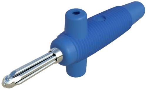 Hirschmann Test & Measurement Buela 300 K Büschelstecker Stecker, gerade Stift-Ø: 4mm Blau