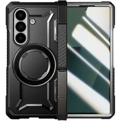 Supcase MagSafe-Hülle Z Fold7 6m Stossschutz + Stand (Samsung Galaxy Z Fold7), Smartphone Hülle, Schwarz