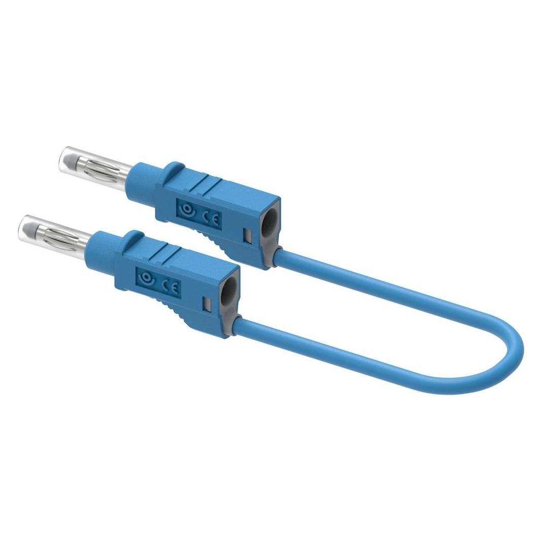 Electro PJP 2210/600V-CD1-25BL Messleitung Steckanschluss 4 mm 25 cm Blau 1 St. (2210/600V-CD1-25BL)