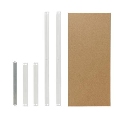 shelfplaza OFFICE 80x30 cm Fachboden-Set in lichtgrau für OFFICE Schwerlastregale mit 175 kg Traglast pro Boden