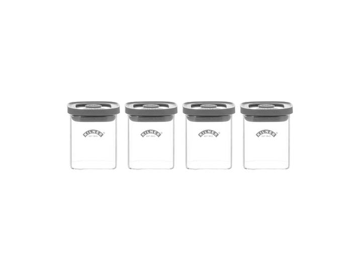 Kilner Bocaux FRESH pour épices Kilner Transparent-gris, lot de 4, 160 ml