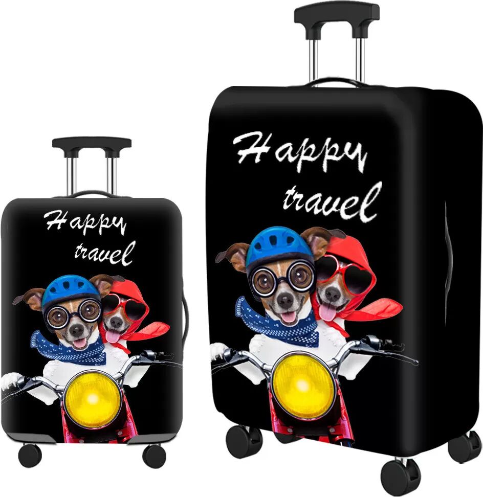 INF Housse de Valise - Protection de Valise en Polyester Épaissi L Multicolore 2
