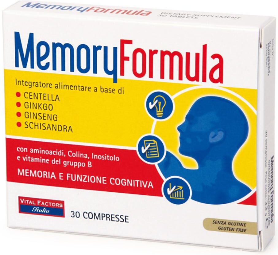 VITAL FACTORS ITALIA Srl MEMORY FORMULA 30CPR VITAL