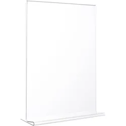 T-Aufsteller, Hochformat, bruchfest, PET A5, transparent