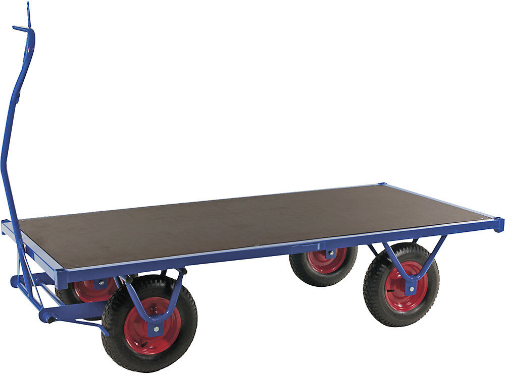 Schwerlastwagen, mit pannensicherer Bereifung, Ladefläche 1000 x 2000 mm Kongamek